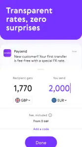 Paysend: Send Money Worldwide screenshot