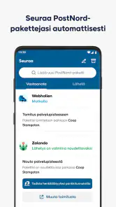 PostNord screenshot