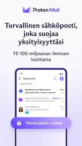 Proton Mail salattu sähköposti screenshot