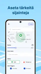 Puhelinpaikannin – GPS screenshot
