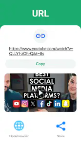 QR-skanneri, Viivakoodilukija screenshot