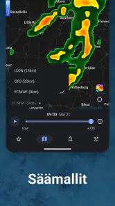 RainViewer: Sadetutka Livenä screenshot