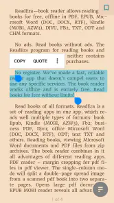 ReadEra kirjan lukija pdf epub screenshot