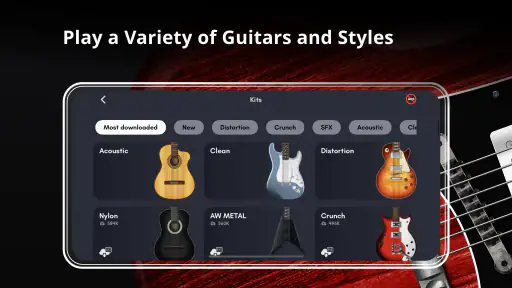 Real Guitar: sähkökitara screenshot