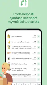 S-ostoslista screenshot