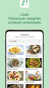 S-ostoslista screenshot