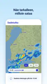 Sää & sadetutka - 14 päivän screenshot