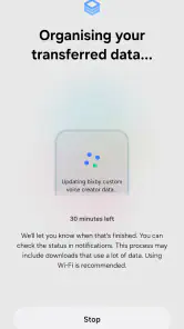 Samsung Smart Switch Mobile screenshot