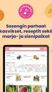 Satokausi®-sovellus screenshot