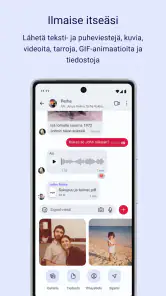 Signal – yksityistä viestintää screenshot