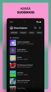 Spotify: musiikki ja podcastit screenshot