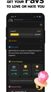 status - sims but social media screenshot