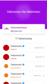 Telia Turvapaketti screenshot