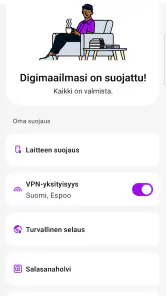 Telia Turvapaketti screenshot
