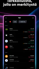 TradingView - Pörssi ja krypto screenshot