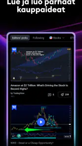 TradingView - Pörssi ja krypto screenshot
