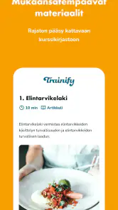 Trainify screenshot