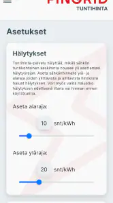 Tuntihinta screenshot