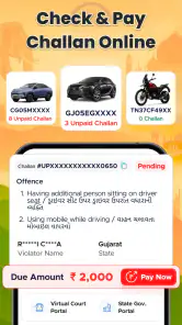 Vehicleinfo - RTO Information screenshot