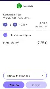 Waltti Mobiili screenshot