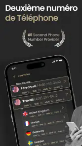 2nd Line+ Numero de Telephone screenshot