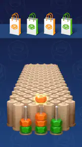 3D Nuts Sort screenshot