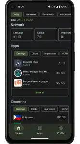 AdMobile - AdMob Metrics screenshot