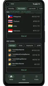 AdMobile - AdMob Metrics screenshot