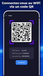 Afficher le mot de passe Wifi screenshot