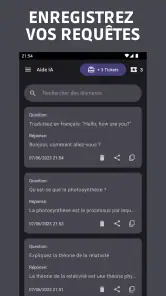 Aide IA : Application d'étude screenshot