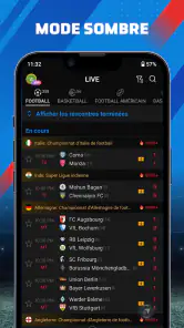 AiScore - résultats en direct screenshot