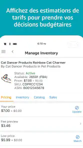 Amazon Vendeur screenshot