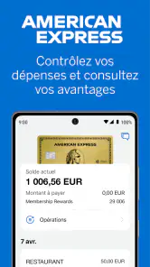 Amex France screenshot