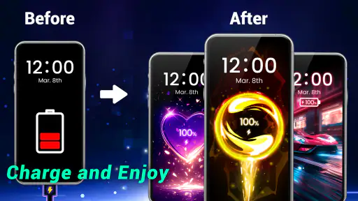Animation Chargement Batterie screenshot