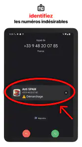Anti SPAM bloqueur démarchage screenshot