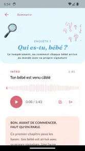App du Détective : comprendre screenshot