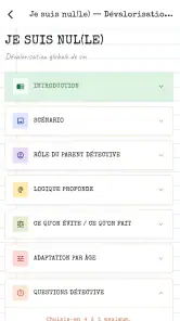 App du Détective : comprendre screenshot