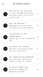 App du Détective : comprendre screenshot