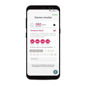 ​Appli OneTouch Reveal® screenshot