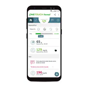 ​Appli OneTouch Reveal® screenshot