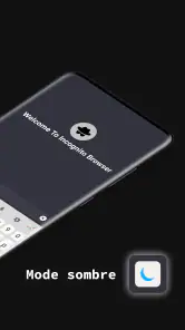 Application navigateur privé screenshot