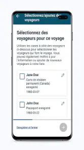 ArriveCAN screenshot