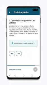 ArriveCAN screenshot