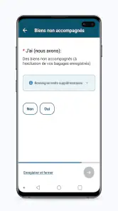 ArriveCAN screenshot