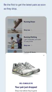ASICS screenshot