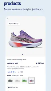 ASICS screenshot