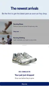 ASICS screenshot