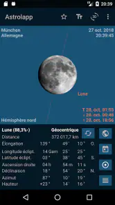 Astrolapp carte du ciel étoilé screenshot