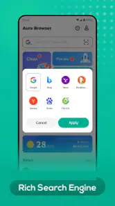 Aura Browser screenshot