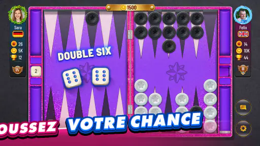 Backgammon Plus jeu de Jacquet screenshot